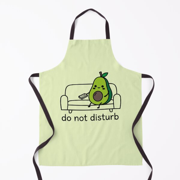 Item preview, Do Not Disturb Kawaii Avocado designed and sold by GinColorist.