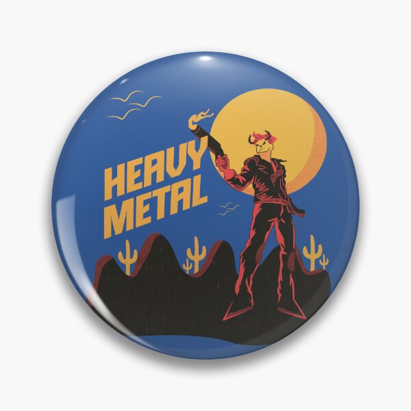 Item preview, Heavy Metal Desert Outlaw Graphic Illustration designed and sold by beboplab.