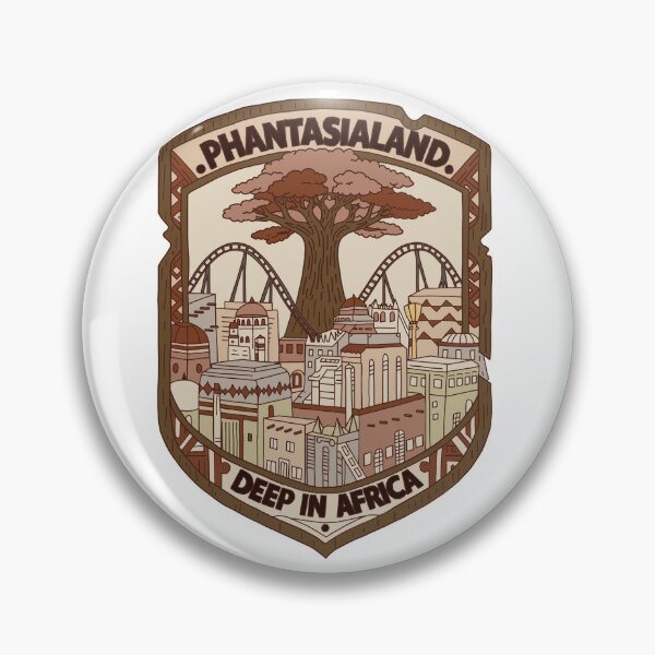 Item preview, Deep in Africa Themed Area Logo Illustration - Phantasialand Deep in Africa (Theme Park Fan Art Design) designed and sold by FoolishDreamers.
