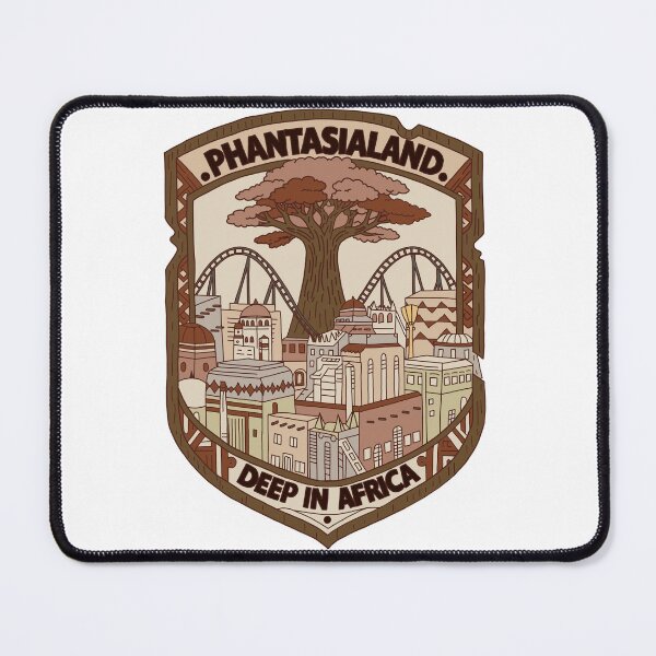 Item preview, Deep in Africa Themed Area Logo Illustration - Phantasialand Deep in Africa (Theme Park Fan Art Design) designed and sold by FoolishDreamers.