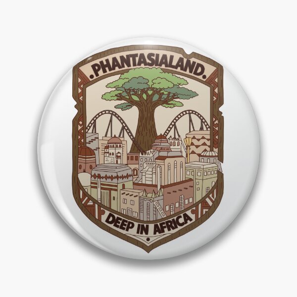 Item preview, Deep in Africa Themed Area Logo Illustration - Phantasialand Deep in Africa (Theme Park Fan Art Design) designed and sold by FoolishDreamers.