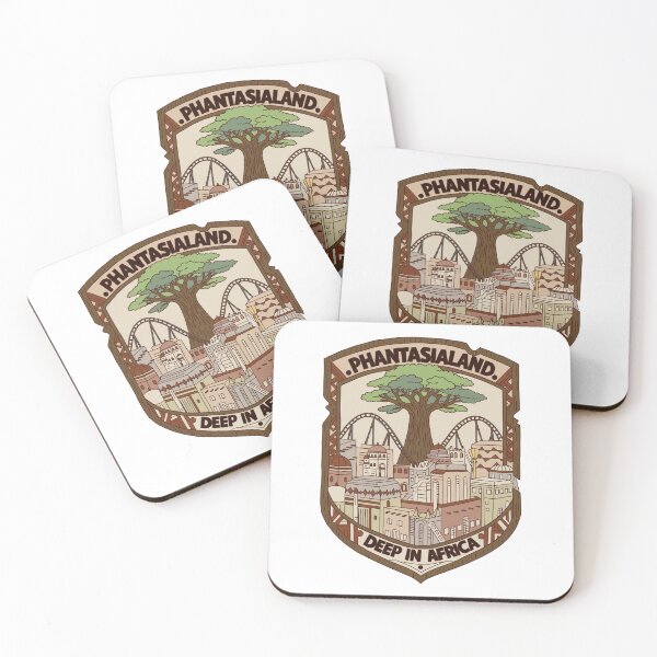 Item preview, Deep in Africa Themed Area Logo Illustration - Phantasialand Deep in Africa (Theme Park Fan Art Design) designed and sold by FoolishDreamers.