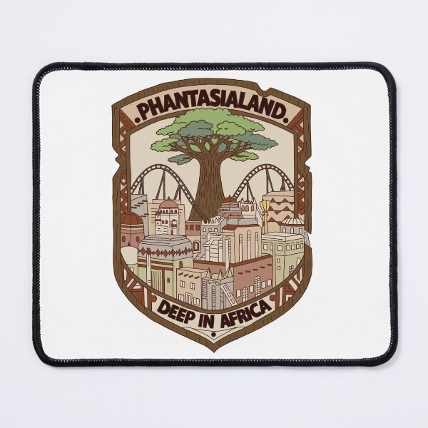 Item preview, Deep in Africa Themed Area Logo Illustration - Phantasialand Deep in Africa (Theme Park Fan Art Design) designed and sold by FoolishDreamers.