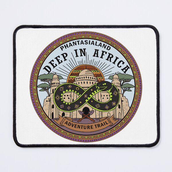 Item preview, Deep in Africa Themed Area Logo Illustration - Phantasialand Deep in Africa (Theme Park Fan Art Design) designed and sold by FoolishDreamers.