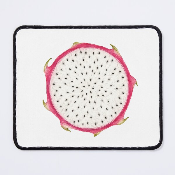 Item preview, Vintage Watercolor Dragon Fruit Slice | White Pitaya Botanical Illustration designed and sold by Ethereal-Rain.