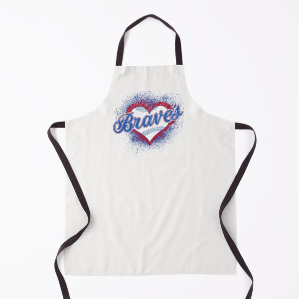 Item preview, Vintage Braves Script Heart Splashing Retro Sports Team Spirit designed and sold by RockTheFeal.