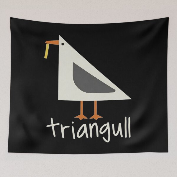 Item preview, Triangull Triangle Seagull Bird Funny Math Pun Geometry designed and sold by clothesy7.