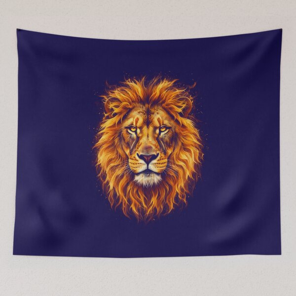 Item preview, Fire Lion Fantasy Design designed and sold by IZZO CREATIVE STUDIO.