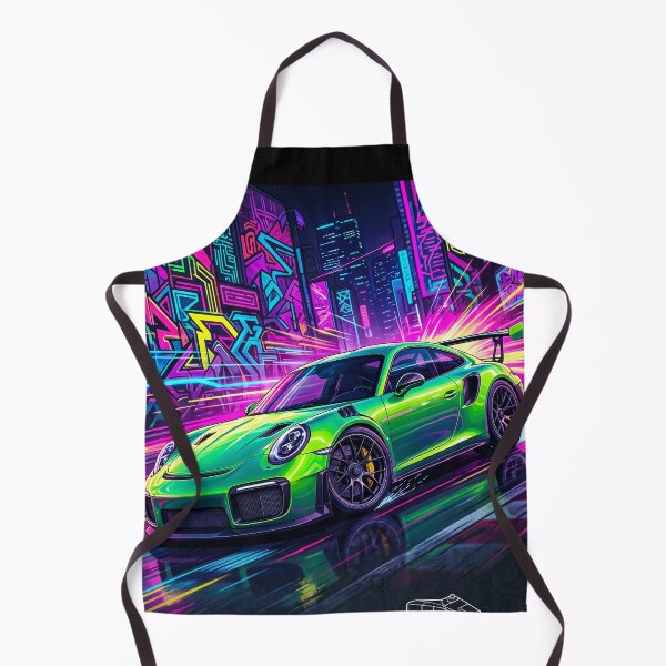 Item preview, Green Widebody Track Weapon Neon Night Cyberpunk Racing Schematic designed and sold by RevUpDesign.