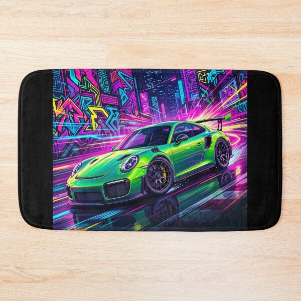 Item preview, Green Widebody Track Weapon Neon Night Cyberpunk Racing Schematic designed and sold by RevUpDesign.