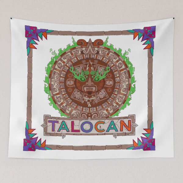 Item preview, Talocan & Mexico Area Logo Illustration - Phantasialand Aztec Ride (Theme Park Fan Art Design) designed and sold by FoolishDreamers.