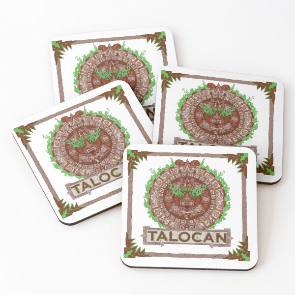 Item preview, Talocan & Mexico Area Logo Illustration - Phantasialand Aztec Ride (Theme Park Fan Art Design) designed and sold by FoolishDreamers.