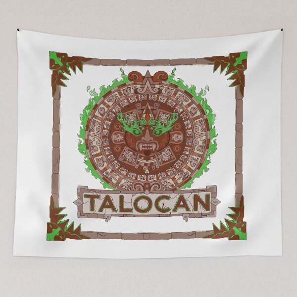 Item preview, Talocan & Mexico Area Logo Illustration - Phantasialand Aztec Ride (Theme Park Fan Art Design) designed and sold by FoolishDreamers.