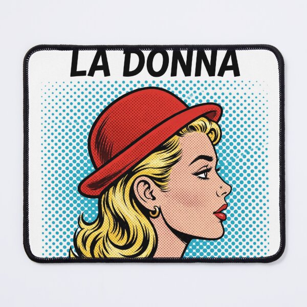 Item preview, La Donna Pop Art - Red Hat Femme Fatale Vintage Comic designed and sold by Sylwka447.