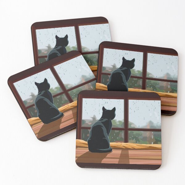 Item preview, Cat in the Rain designed and sold by NorthNook.