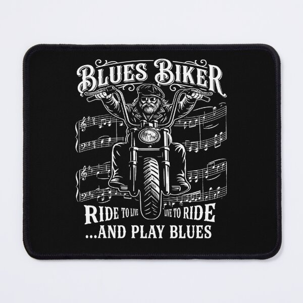 Item preview, Another Blues Biker - Ride to Live, Live to Ride and play Blues designed and sold by TomVtX.