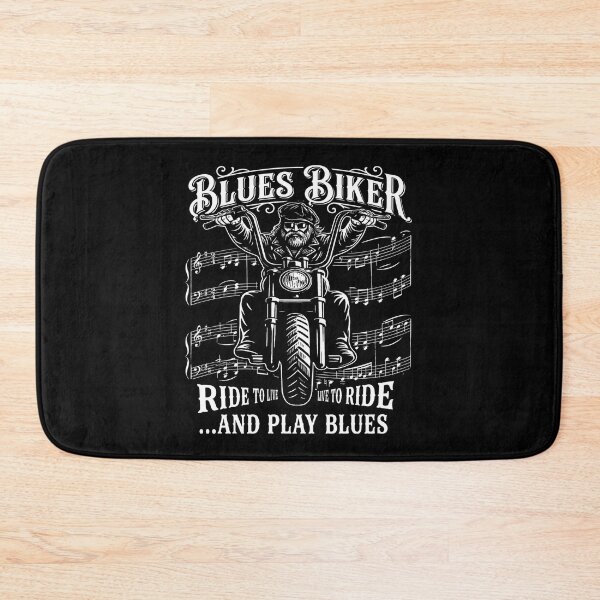 Item preview, Another Blues Biker - Ride to Live, Live to Ride and play Blues designed and sold by TomVtX.