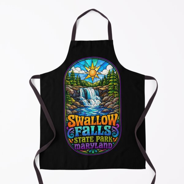 Item preview, Swallow Falls State Park Stained Glass Art designed and sold by TomFrontierArt.