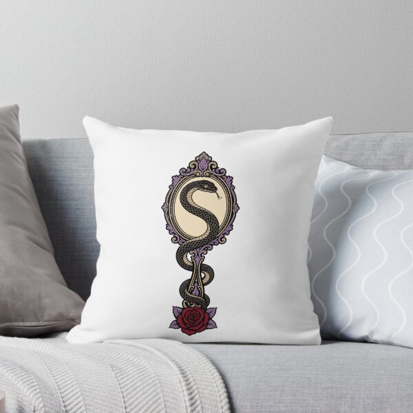 Item preview, Snake Hand Mirror Gothic Victorian Tattoo Art designed and sold by BoyleDesignShop.