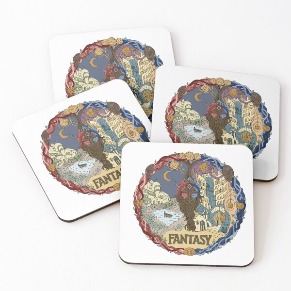 Item preview, Fantasy Themed Area Logo Illustration - Phantasialand Winja's Land (Theme Park Fan Art Design) designed and sold by FoolishDreamers.