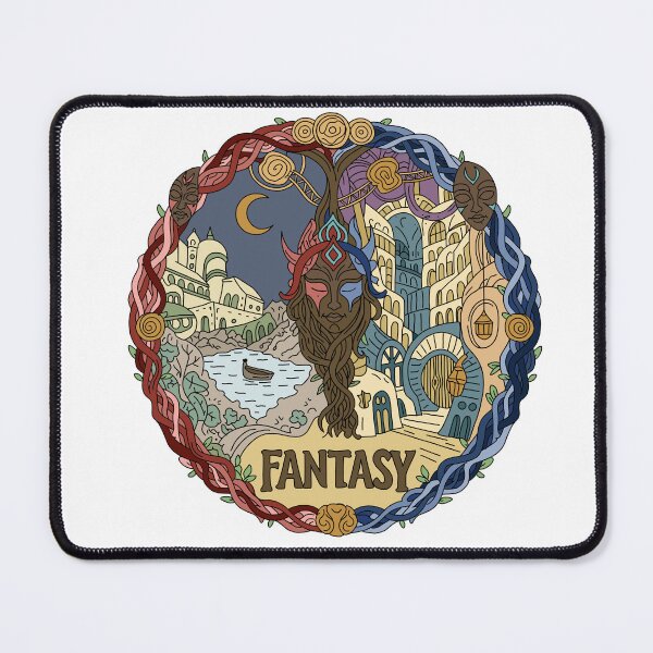 Item preview, Fantasy Themed Area Logo Illustration - Phantasialand Winja's Land (Theme Park Fan Art Design) designed and sold by FoolishDreamers.