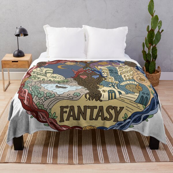 Item preview, Fantasy Themed Area Logo Illustration - Phantasialand Winja's Land (Theme Park Fan Art Design) designed and sold by FoolishDreamers.