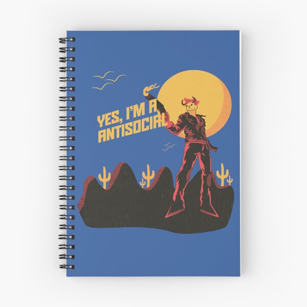 Item preview, I'm Antisocial Introvert Humor Illustration designed and sold by beboplab.