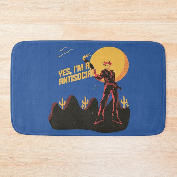 Item preview, I'm Antisocial Introvert Humor Illustration designed and sold by beboplab.