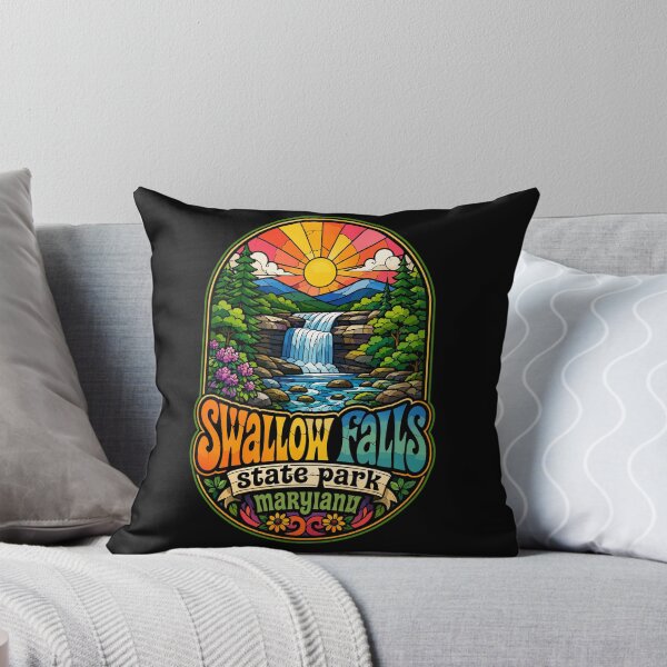 Item preview, Swallow Falls State Park Stained Glass designed and sold by TomFrontierArt.