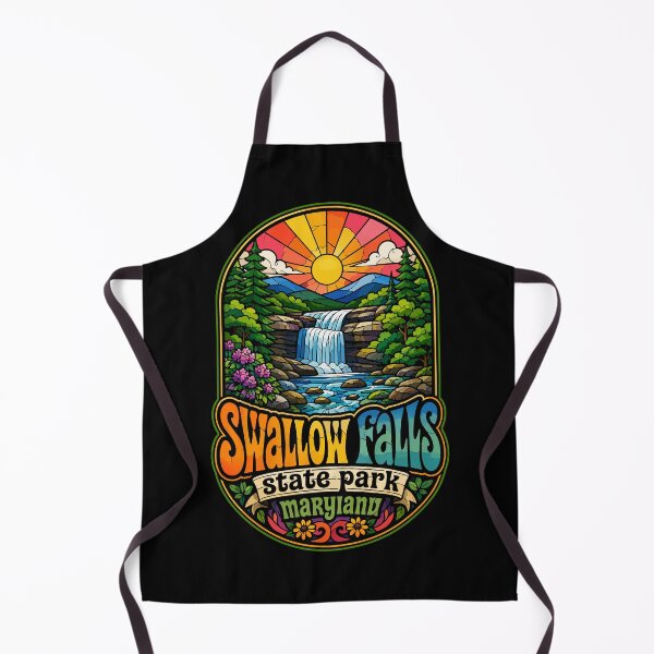 Item preview, Swallow Falls State Park Stained Glass designed and sold by TomFrontierArt.