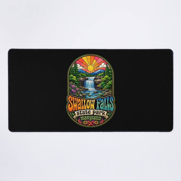 Item preview, Swallow Falls State Park Stained Glass designed and sold by TomFrontierArt.