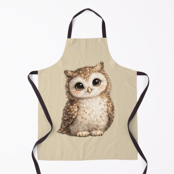 Item preview, Cute Baby Owl – Kawaii Owl Art designed and sold by Sasas Design.