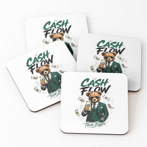 Item preview, Hustler Teddy Bear Green Suit Cash Flow designed and sold by Velouria Universe.