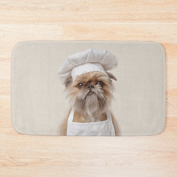 Item preview, Brussels Griffon Chef Dog Funny Cooking Apron Hat Cute Pet Portrait designed and sold by LazyOwlStore.