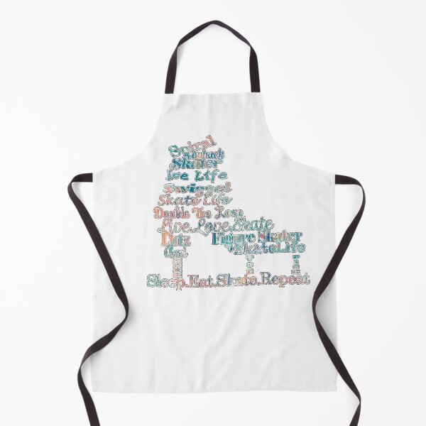 Item preview, Figure Skate- Skate Terms in Corals, Blues and White Fluid Paint Pour Design- Perfect for Figure Skating Gifts designed and sold by Purposely Designed.