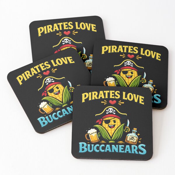 Item preview, Pirates Love Buccaneers Funny Corn Pirate Pun Shirt designed and sold by TeeTimeTreasure.