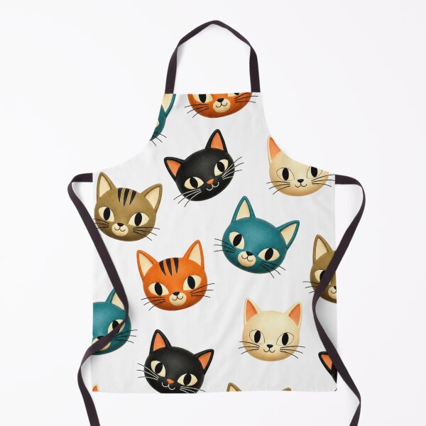 Item preview, A basket of mid century modern kittens designed and sold by cbfineart.