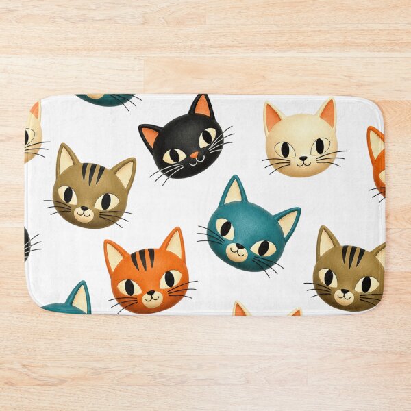 Item preview, A basket of mid century modern kittens designed and sold by cbfineart.