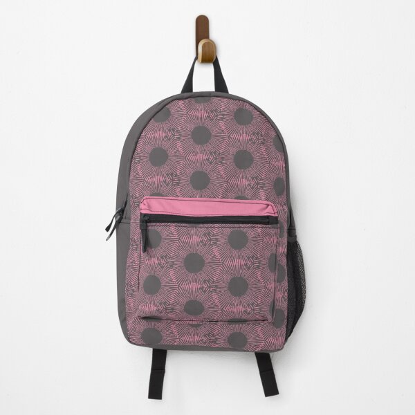 Item preview, Oversized Sunflower Mirage Print - Raspberry Pink and Mouse Grey designed and sold by Daniel Bevis Design.