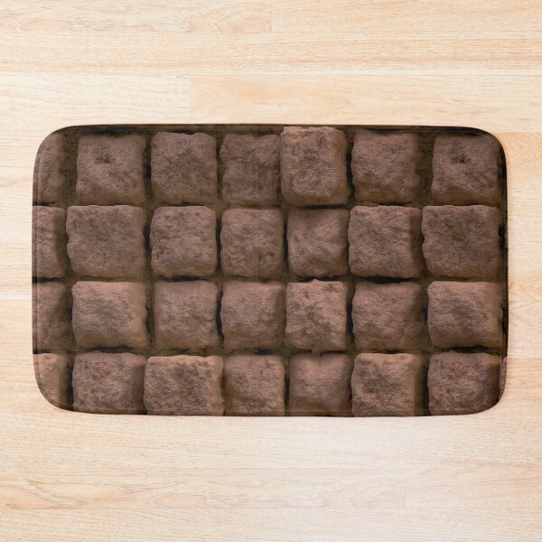 Item preview, Terracotta Squared Stone Block Pattern designed and sold by Piotrek0001.