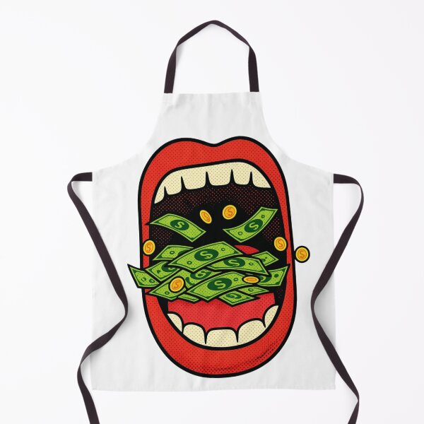 Item preview, "Eating Prosperity" - Pop Art Money Mouth Design designed and sold by Feliciano3.