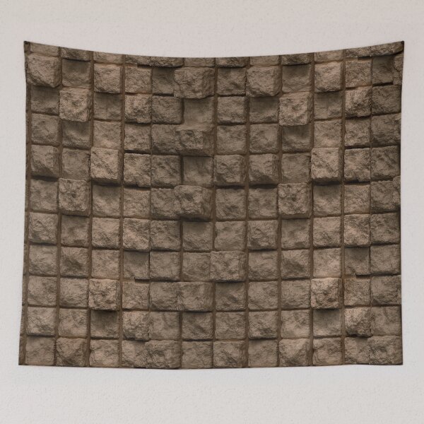 Item preview, Earthy Brown Textured Stone Masonry designed and sold by Piotrek0001.