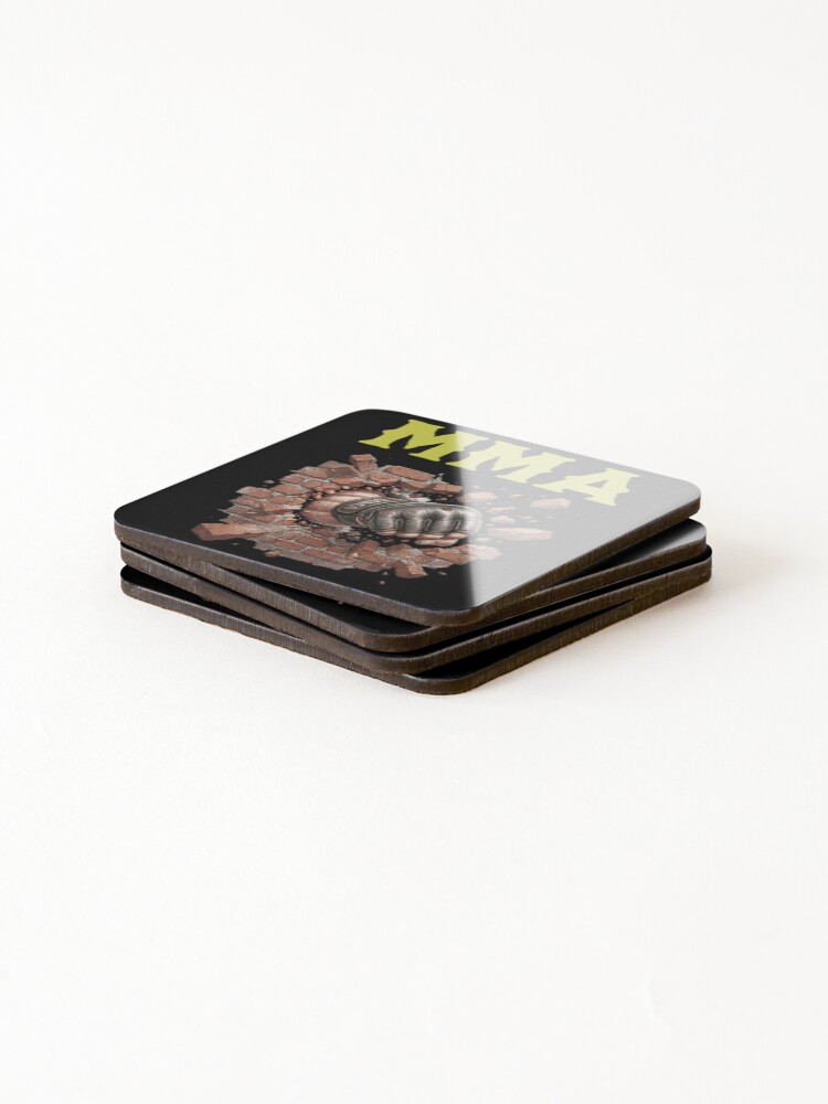 Thumbnail 4 of 5, Coasters (Set of 4), MMA Fighter designed and sold by ReneMM.