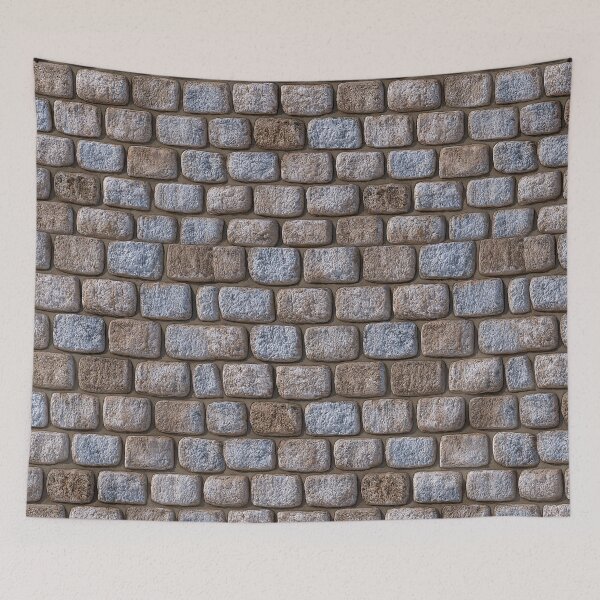 Item preview, Mixed Blue and Grey Fieldstone Wall designed and sold by Piotrek0001.