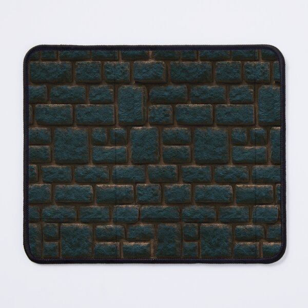 Item preview, Midnight Teal Dark Stone Block Wall designed and sold by Piotrek0001.