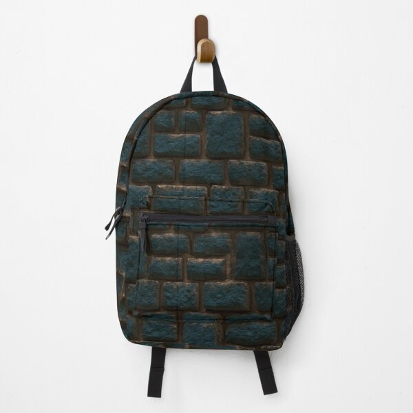 Item preview, Midnight Teal Dark Stone Block Wall designed and sold by Piotrek0001.