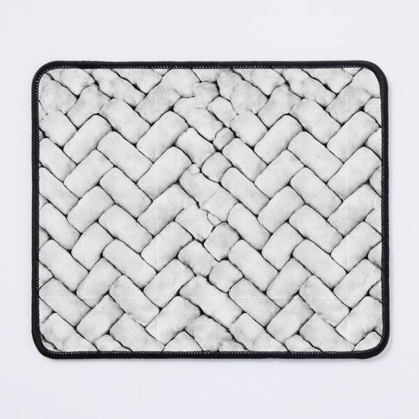Item preview, White Herringbone Geometric Stone Relief designed and sold by Piotrek0001.