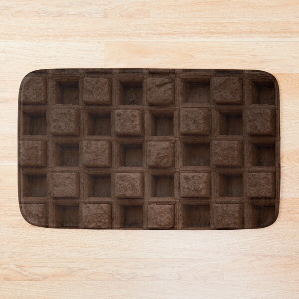 Item preview, Deep Brown Grid Stone Relief Texture designed and sold by Piotrek0001.
