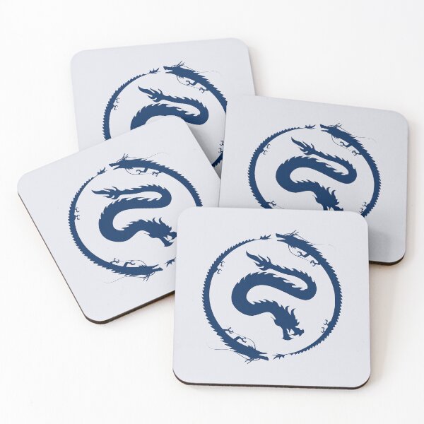 Item preview, Dragon Circle in dark Dark Blue designed and sold by Noydee Red Salavan.