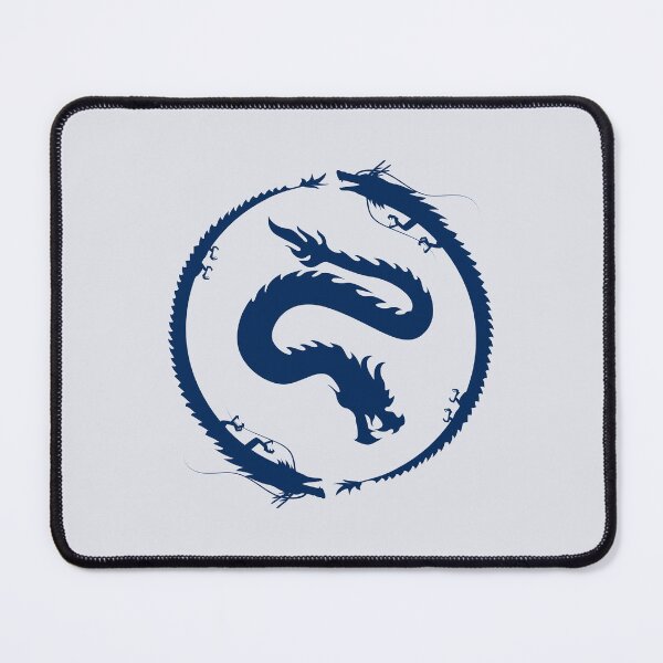 Item preview, Dragon Circle in dark Dark Blue designed and sold by Noydee Red Salavan.